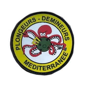 Patch Plongeurs Démineurs Méditerranée PVC