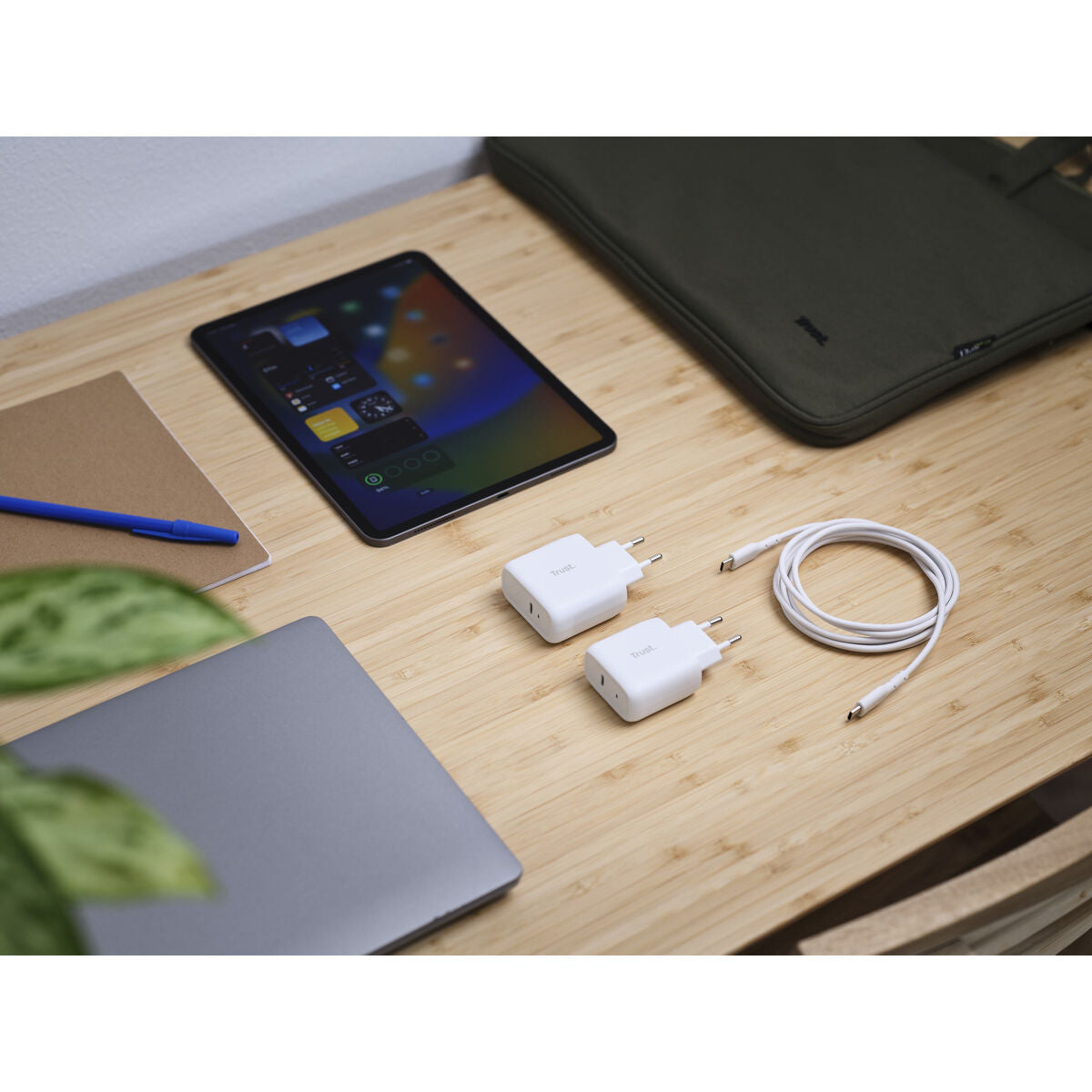 Wall Charger Trust 25138 White-2