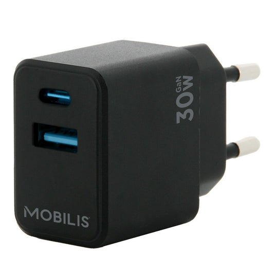 Portable charger Mobilis 001362 Black 30 W-0