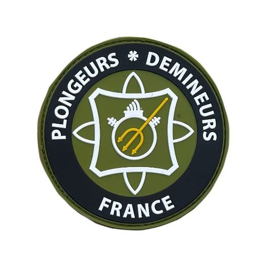 Patch Plongeurs Démineurs France PVC